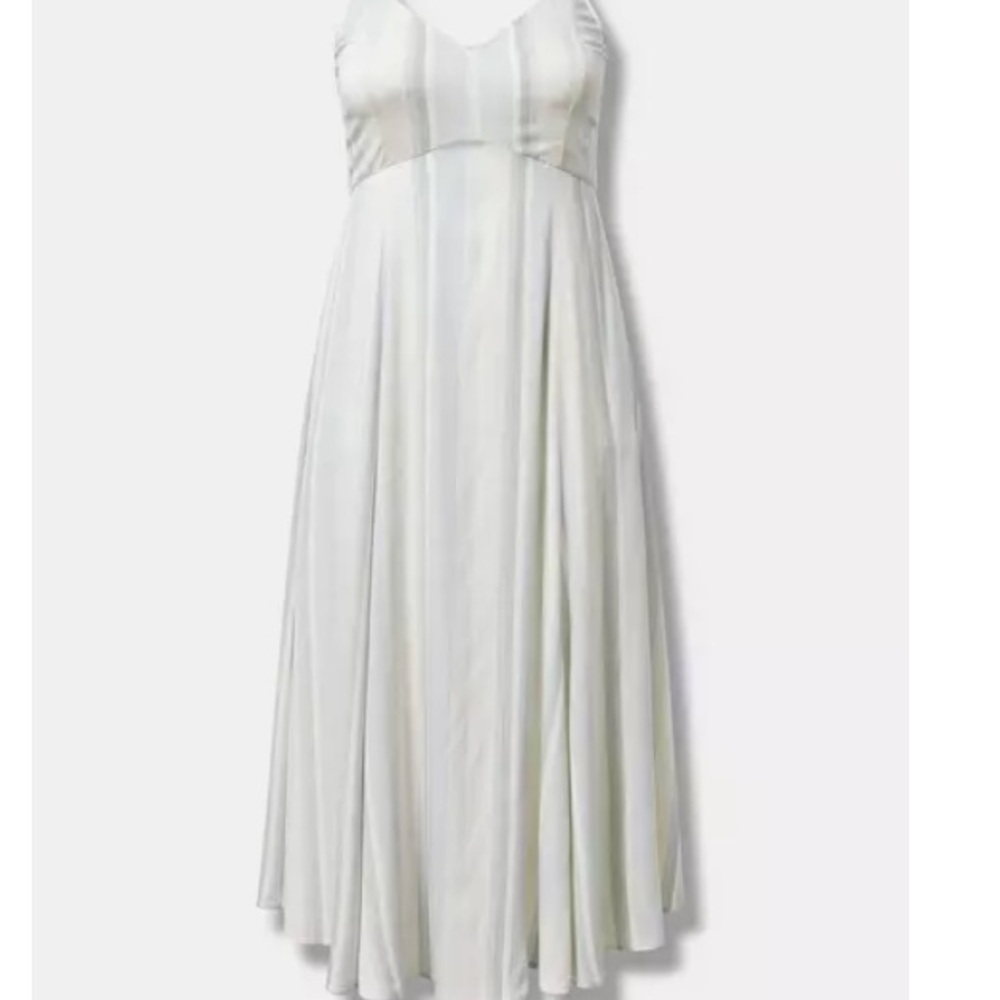 Torrid Whisper White Maxi Dress